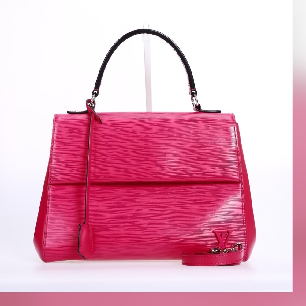Louis Vuitton Epi Cluny BB Fuchsia Satchel - Picture 4 of 16